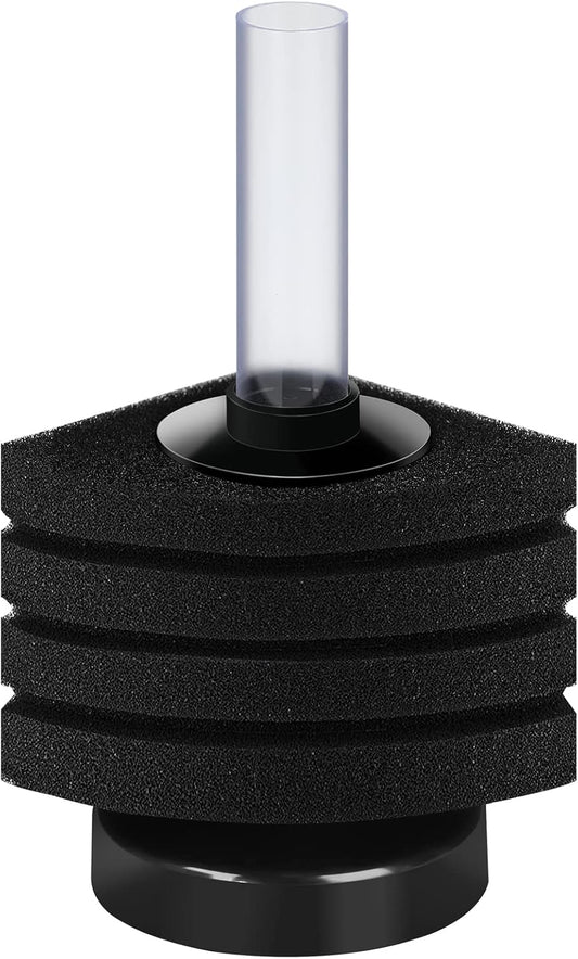 Aquarium Bio Corner Sponge Filter, for Breeding Shrimp Nano Fish Tank, up to 10Gal