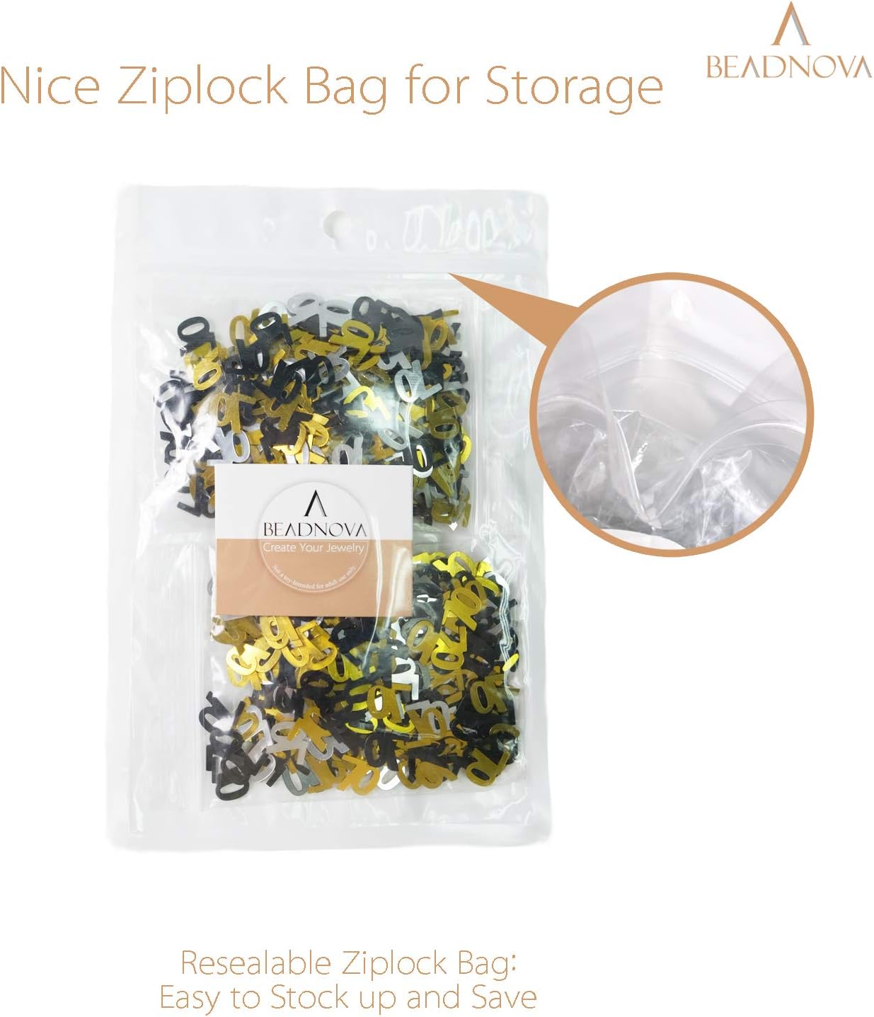 70th Birthday Confetti Seventy Years Old 70 Anniversary Number Confetti for Birthday Party Decor Wedding Table Decoration (1oz, Gold Silver Black Mix)