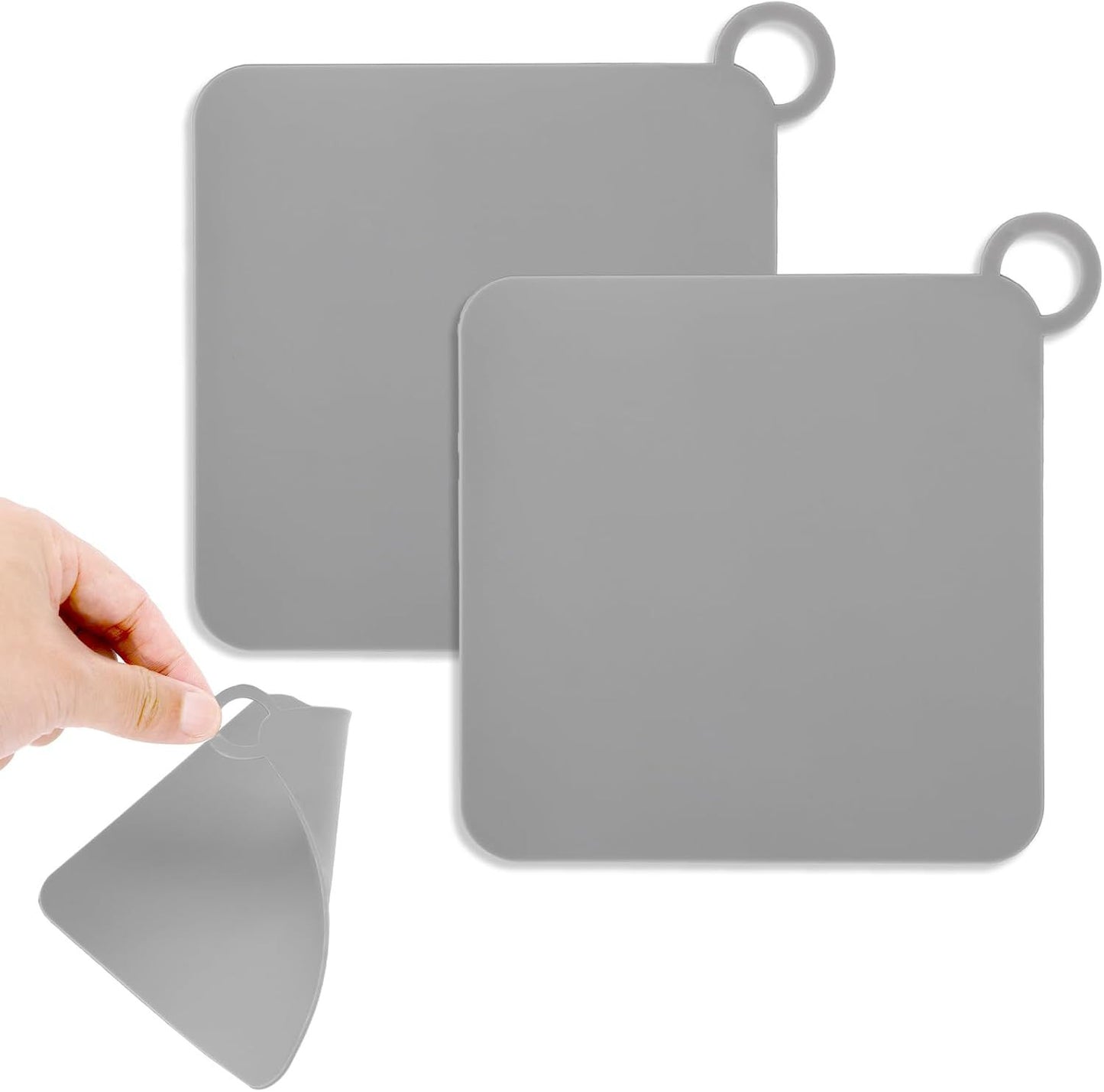 2 Pieces Silicone Tub Stopper Shower Drain Cover Floor Drain Anti-Odor Mat Shower Silica Gel Drain Plugs Bathtub Drain Cover Sewer Deodorization Floor Drain Mat for Kitchen, Bathroom and Laundry