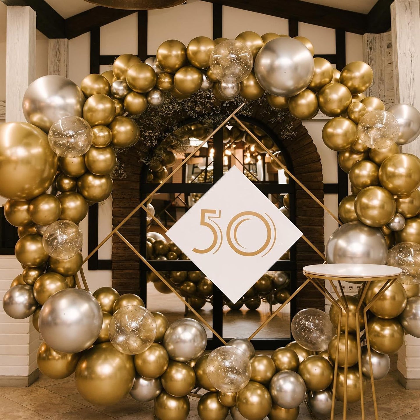 50 Pcs Reusable Balloon Arch Clips, Plastic Balloon Arch Connectors, Garland Holders for Decorating Connector, Balloons Stand Clips for Birthday Wedding (Diameter 2.2 Inch)