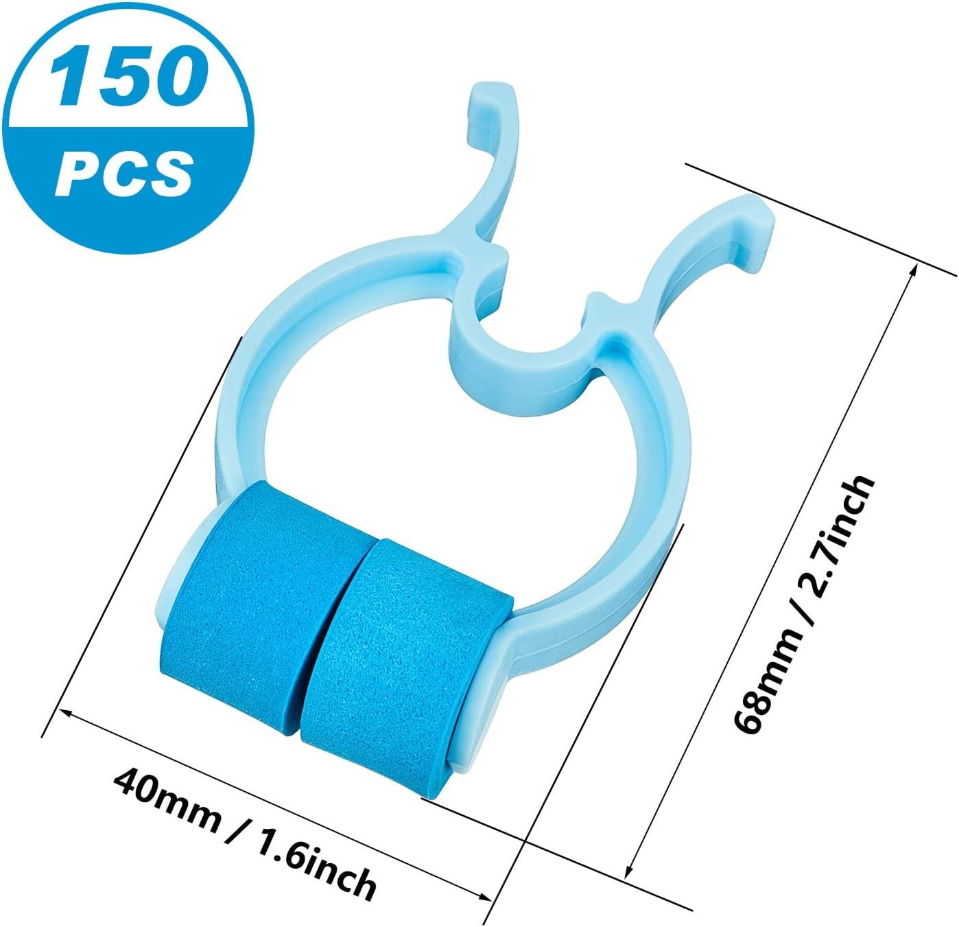 Nose Stop Clips Nasal Nose Stopper Clips Plastic Foam for Emergency or Accident
