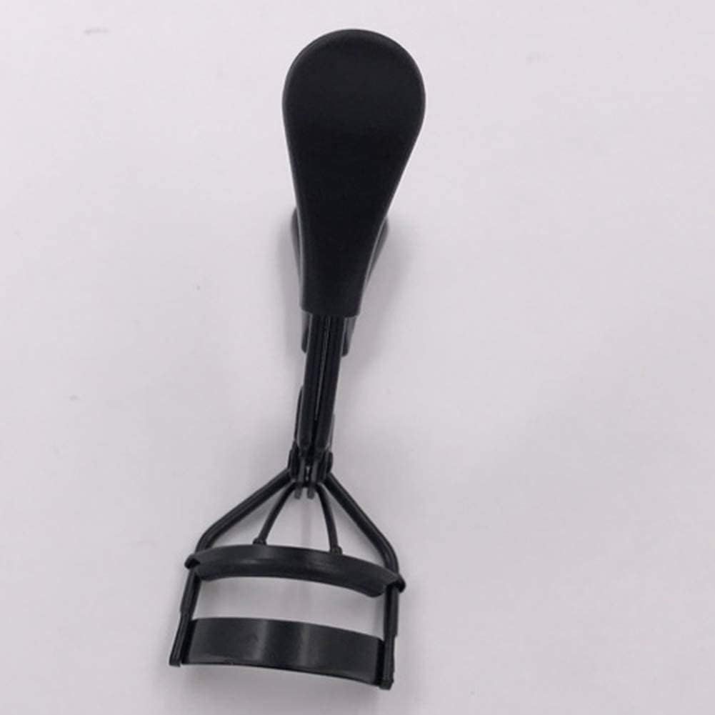 Black Portable Eyelash Curler - Crimps and Curls Lashes for Perfect,Portable Eyelash Curler Maker Eye Lashes Clip Women Beauty Cosmetic Tool Gift,Makeup Brushes and Tools