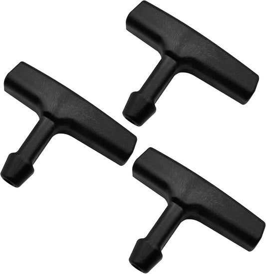 Replacement Recoil Starter Pull Handle fits for Husqvarna STIHL Craftsman Poulan Gasoline Engine - 3 Pack Starter Handle for Chainsaws Lawn Mowers Trimmers Generators