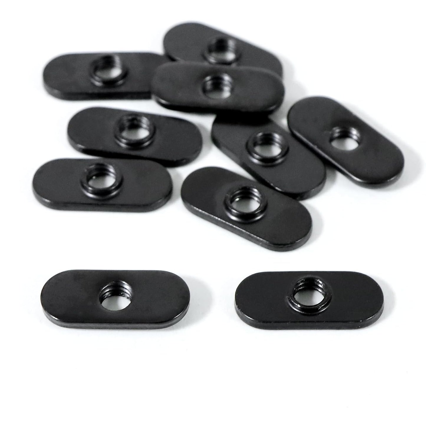 Xadnitu 1/4"-20 Threaded Centered Slide in Economy T Nuts, T Nut Accessory Hardwares for 10 Series Aluminum Extrusion Profiles Rail
