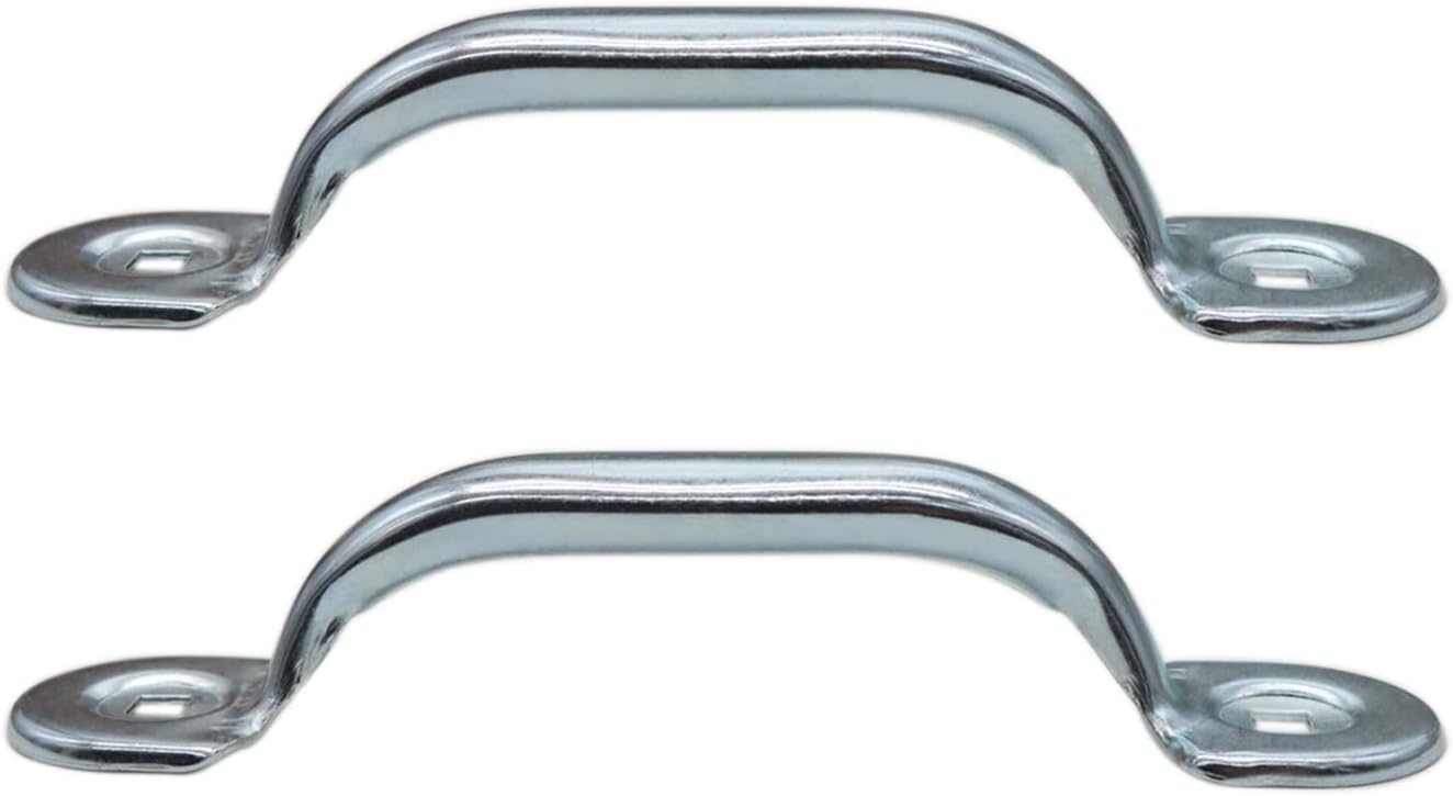 Xadnitu Garage Door Bottom Lift Handle for Most Gate Handles Replacement, Heavy Duty Door Pull Handle for Garage Outdoor Closet (2 Pack)