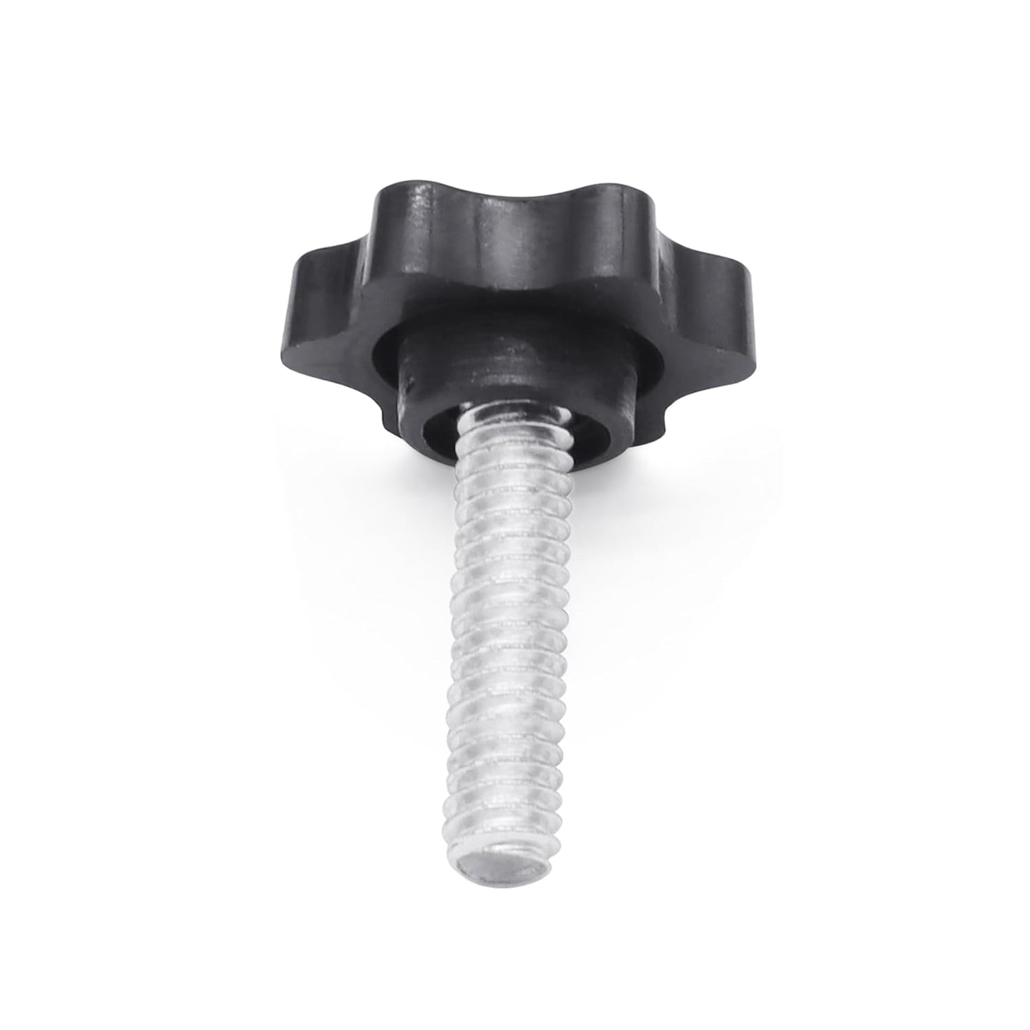 Xadnitu 10 Pieces 1/4''-20-1'' Thread Knob Plastic Star Shaped Nut Clamping Male Handle Tightening Screw Knobs for Replacing Umbrella Base