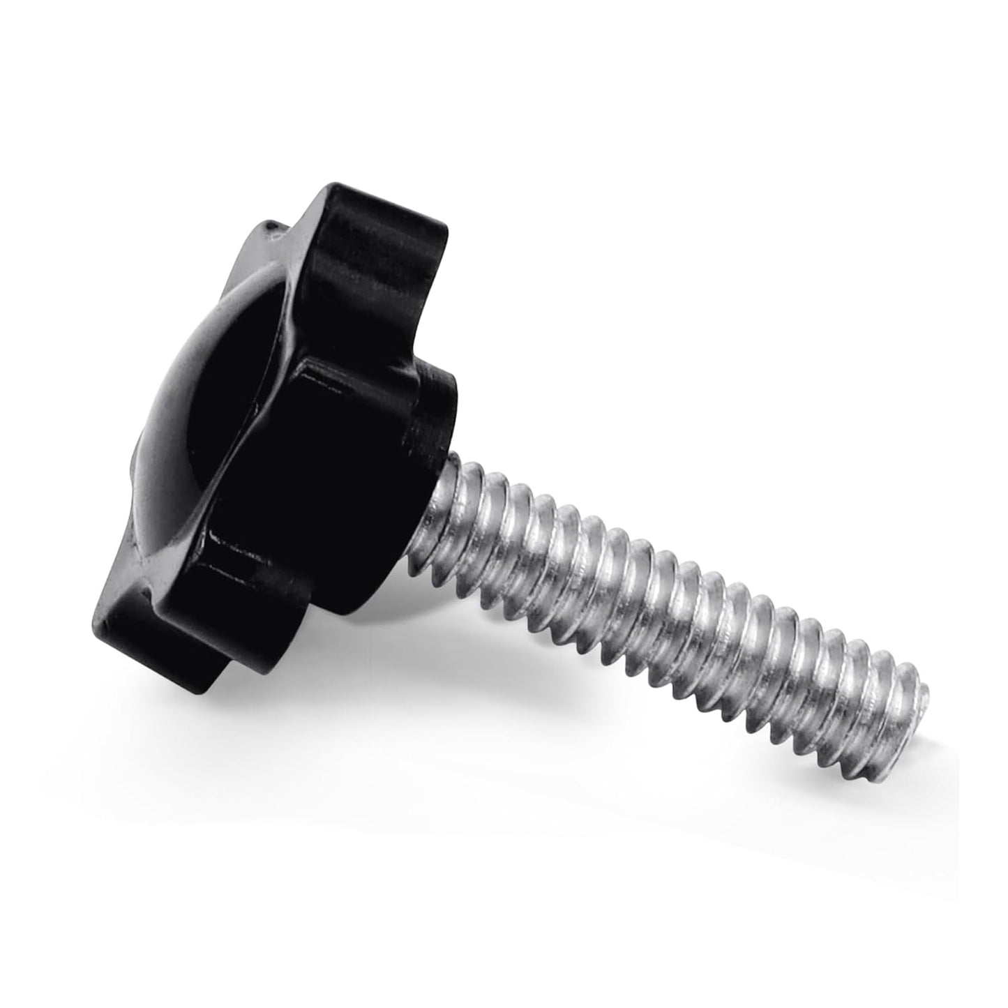 Xadnitu 10 Pieces 1/4''-20-1'' Thread Knob Plastic Star Shaped Nut Clamping Male Handle Tightening Screw Knobs for Replacing Umbrella Base