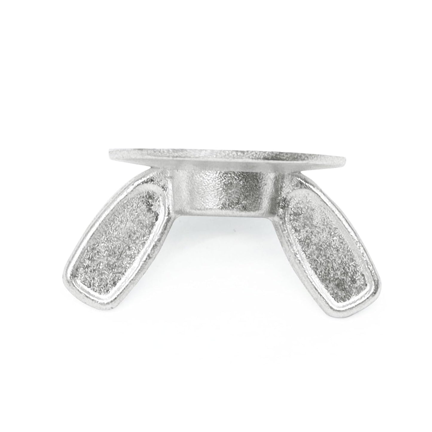 Xadnitu 50 Pieces 1/4''-20 Washered Wing Nut, Zinc Plated Hurricane Hardware Butterfly Nuts with Washer for Fasteners, Silver