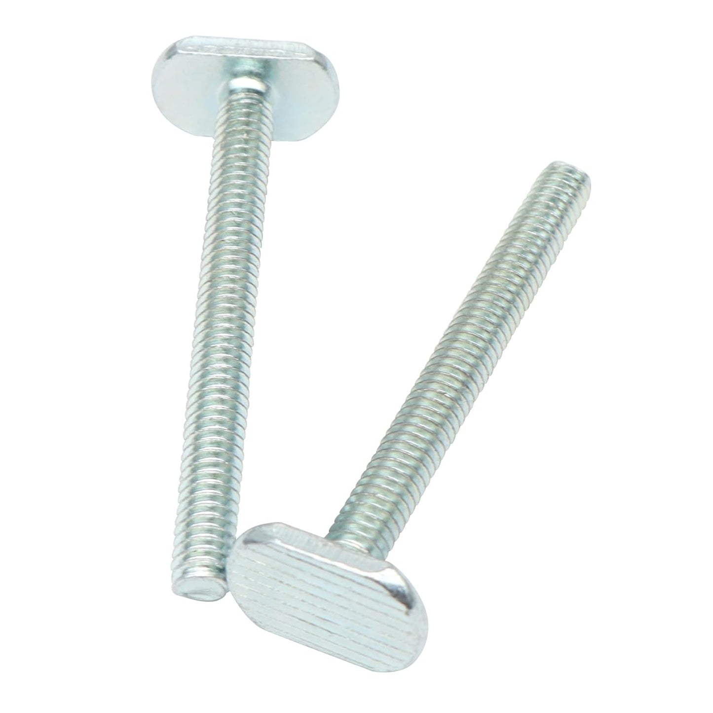 Xadnitu 20 Pieces 1/4"-20 T Track Bolt 2-1/2" Length, T Slot Drop-in Sliding Bolts with T Shaped Head for Hardware, Fixture Accessories and Woodworking Jigs