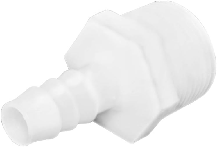Plastic Hose Barb Fittings 1/2" Barb X 1/2" NPT Male Thread Adapter Connector Pipe Fittings (pack of 6)