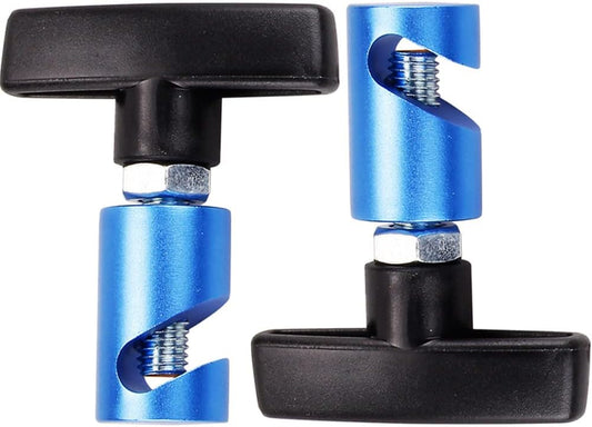 Lift Support Clamp Hood Strut Fixing Clamps Stay Holder for Tailgates and Trunks with up to Dia.3/8” (10mm) (Blue-Pack of 2)