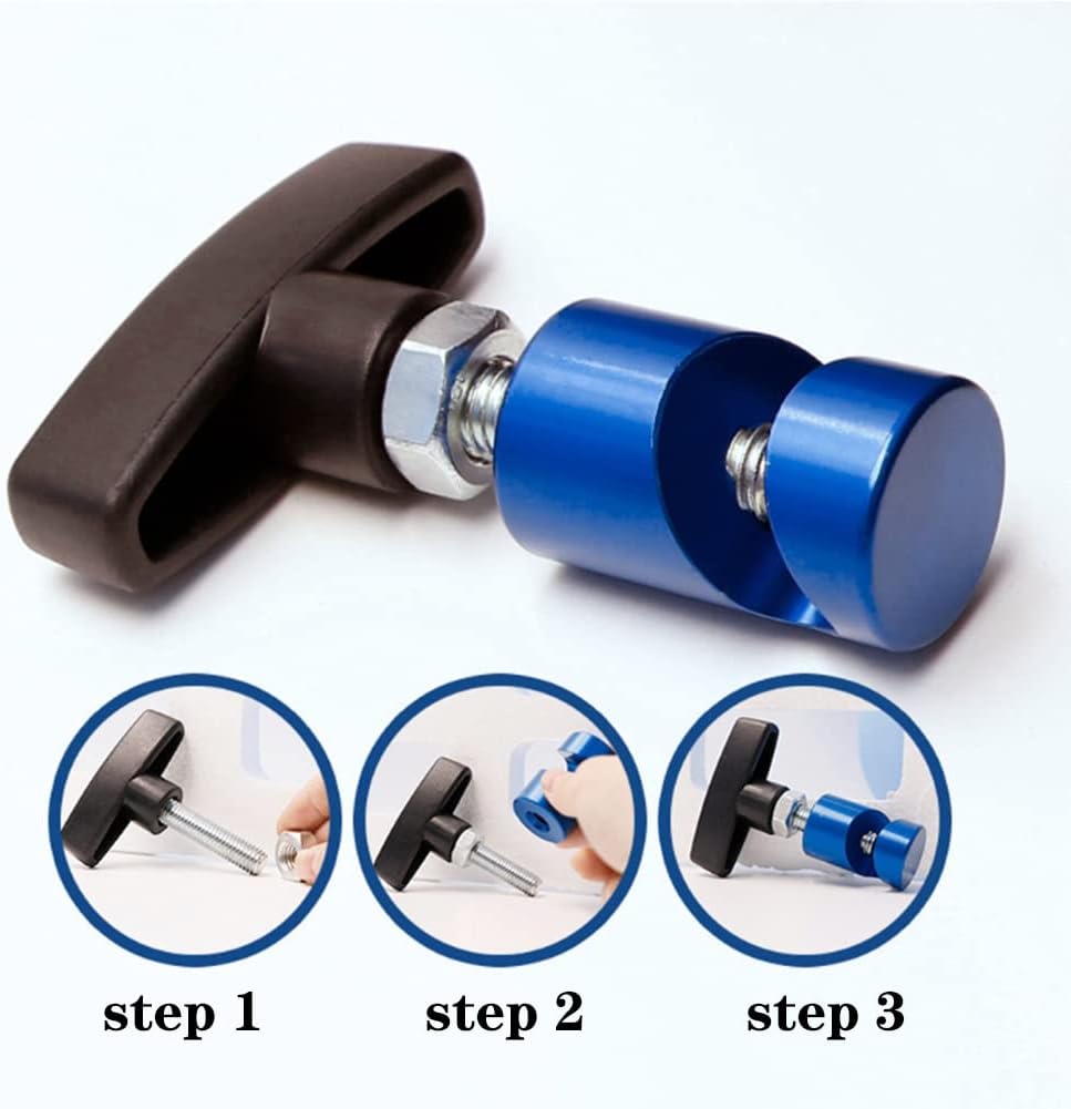 Lift Support Clamp Hood Strut Fixing Clamps Stay Holder for Tailgates and Trunks with up to Dia.3/8” (10mm) (Blue-Pack of 2)