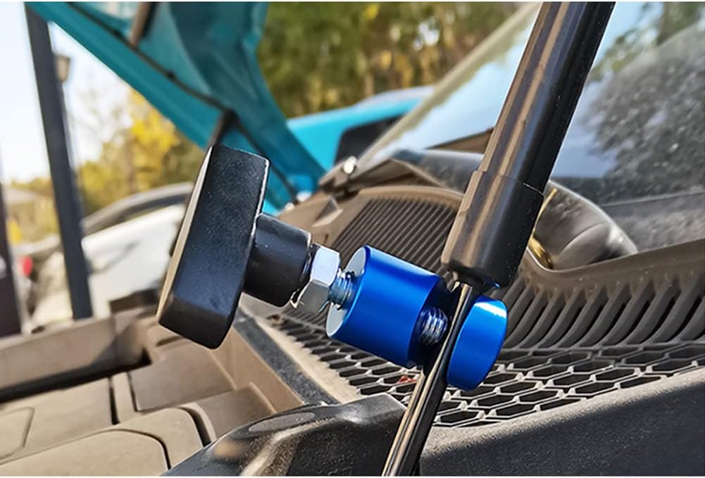 Lift Support Clamp Hood Strut Fixing Clamps Stay Holder for Tailgates and Trunks with up to Dia.3/8” (10mm) (Blue-Pack of 2)