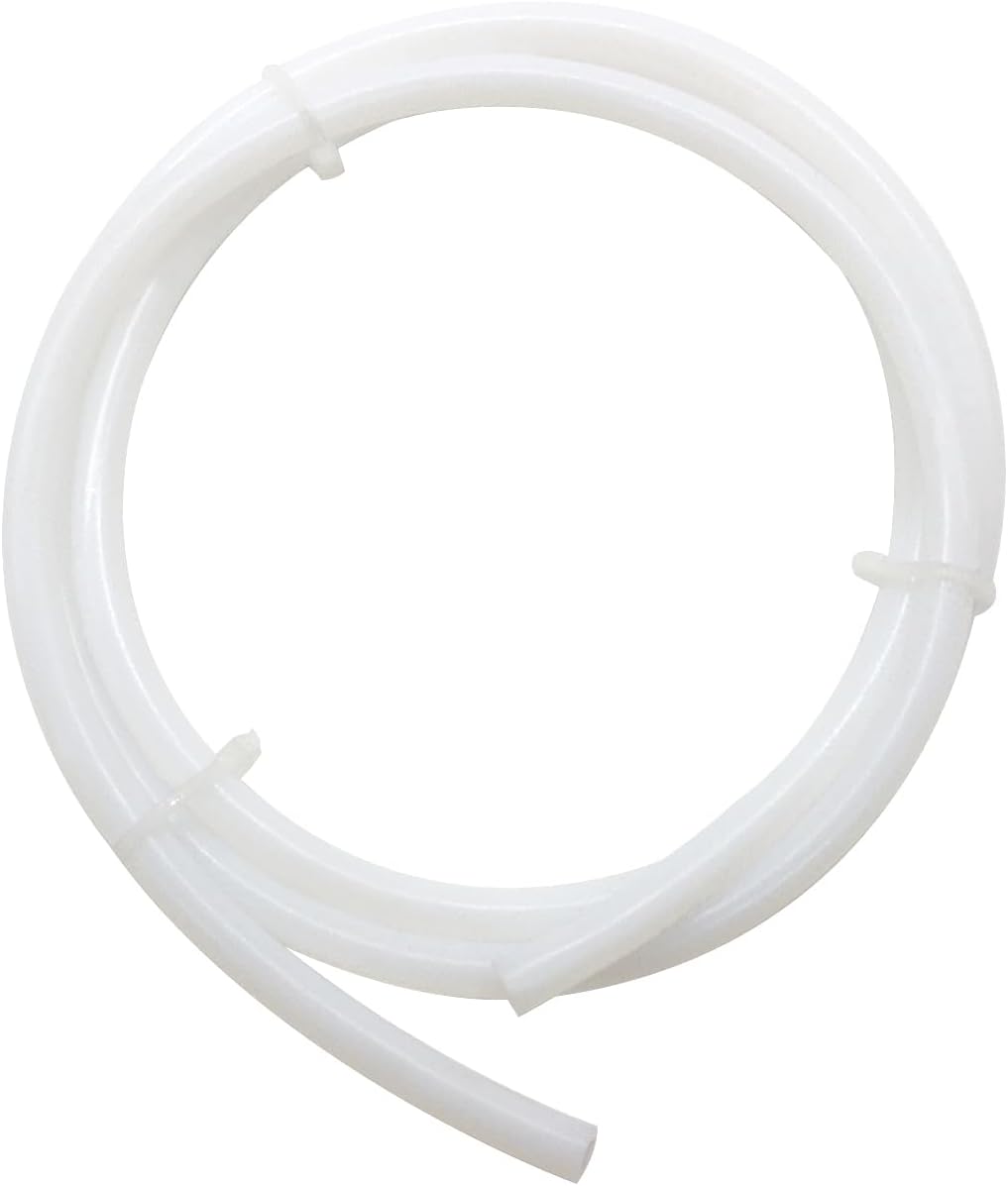 PTFE Teflon Tubing, 2mm ID X 4mm OD White Connector Tube for 1.75mm Filament for 3D Printer(10FT Length)