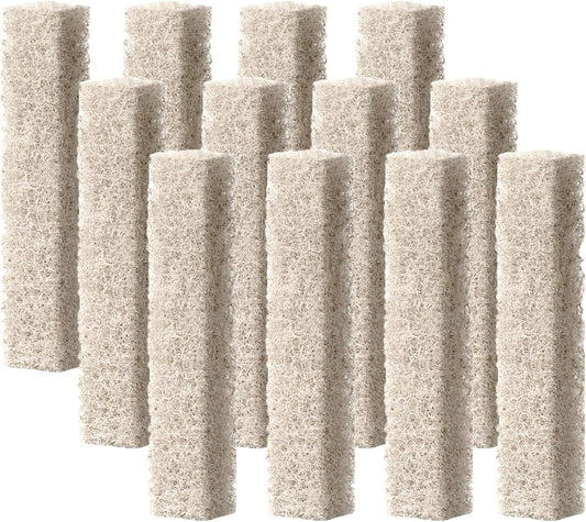 12-Pack Replacement Ammonia Reducer Pads Compatible with Aqueon QuietFlow 10 LED PRO and SmartClean 10-20 Gallons Aquarium Power Filter