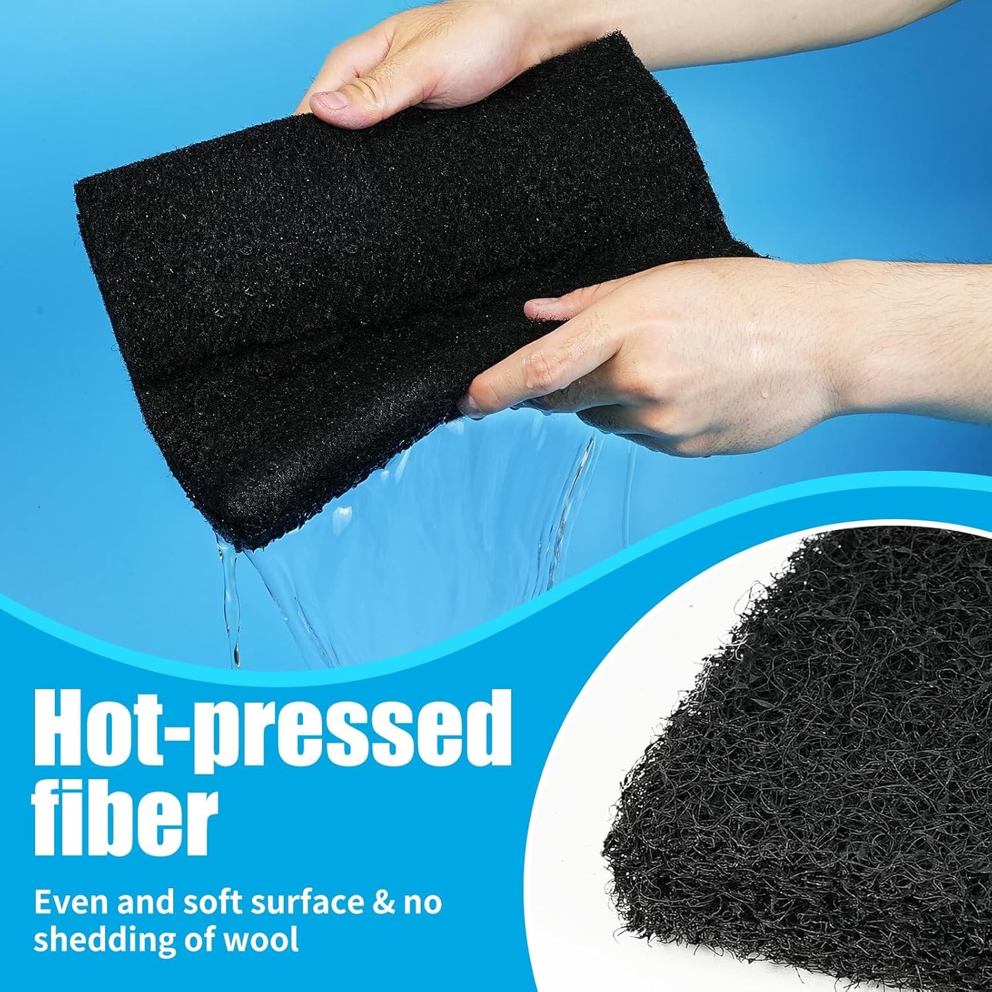 Aquarium Activated Carbon Filter Media Pad for Fish Tank Pond Canister Filter (10.5" x 18")