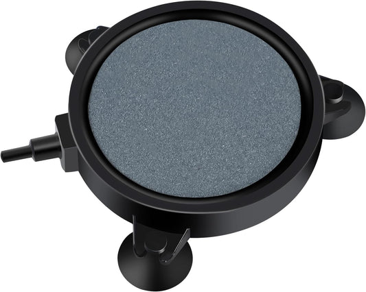 Aquarium Air Stone Disc 4 inch, Aerator Bubble Differ, Air Pump Accessories Airstones for Aquariums, Fish Tanks,Hydroponics,and Ponds