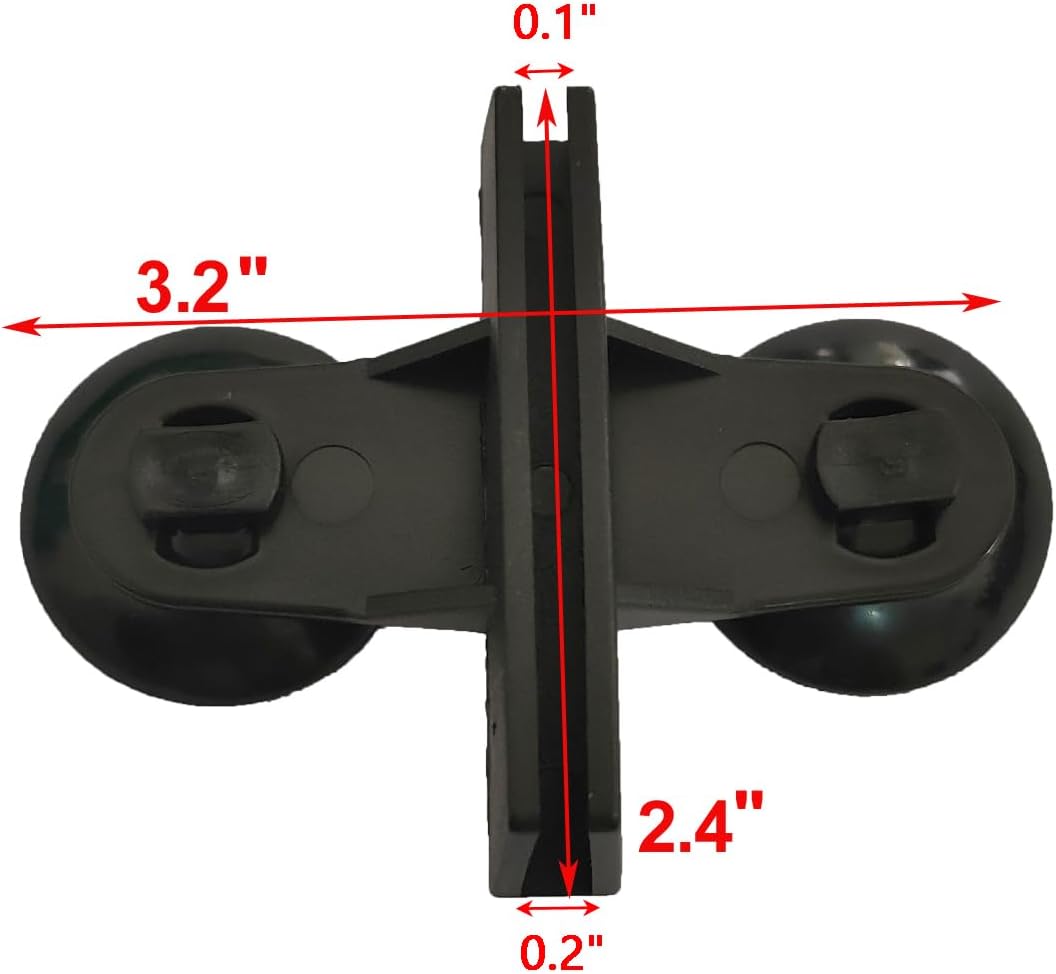 12 Pack Aquarium Divider, Suction Cup Divider Black, Plastic Sheet Isolation Holder for Fish Tank