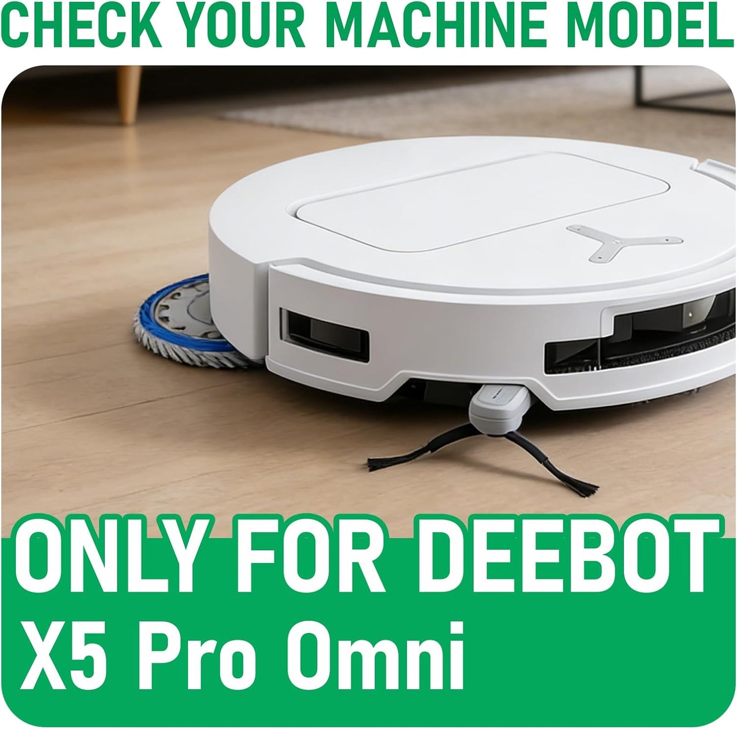 12 Pack Mop Pads Replacement for ECOVACS DEEBOT X5 PRO Omni Robot Vacuum Cleaner, X5 Pro Omni Mop Pads Washable Microfiber Pads