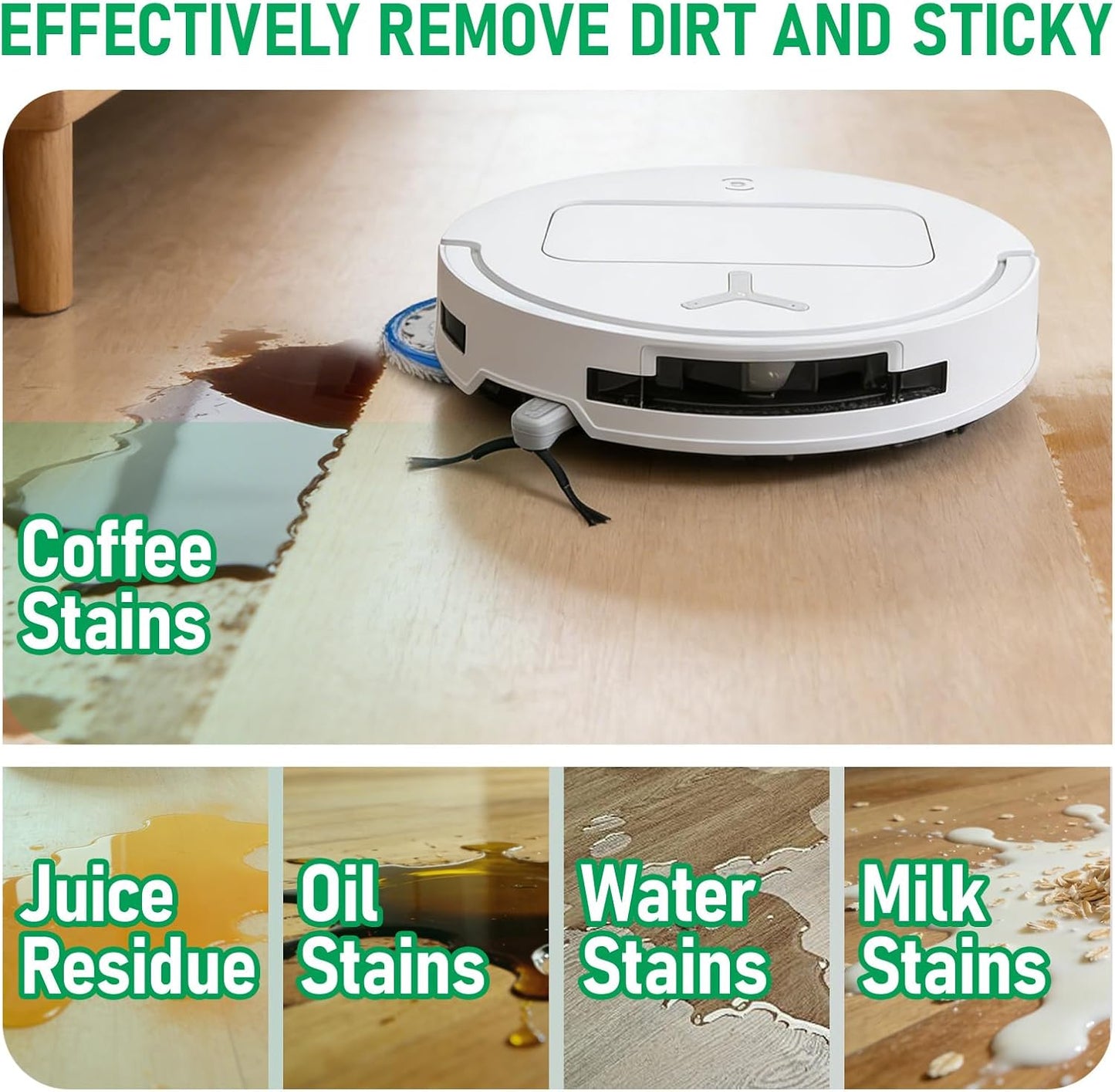 12 Pack Mop Pads Replacement for ECOVACS DEEBOT X5 PRO Omni Robot Vacuum Cleaner, X5 Pro Omni Mop Pads Washable Microfiber Pads