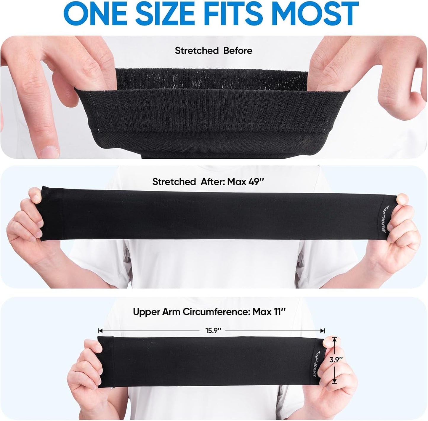 Cooling Arm Sleeves for Men Women, UV Sun Protection UPF 50, Volleyball Arm Sleeves Compression Sleeves for Outdoor