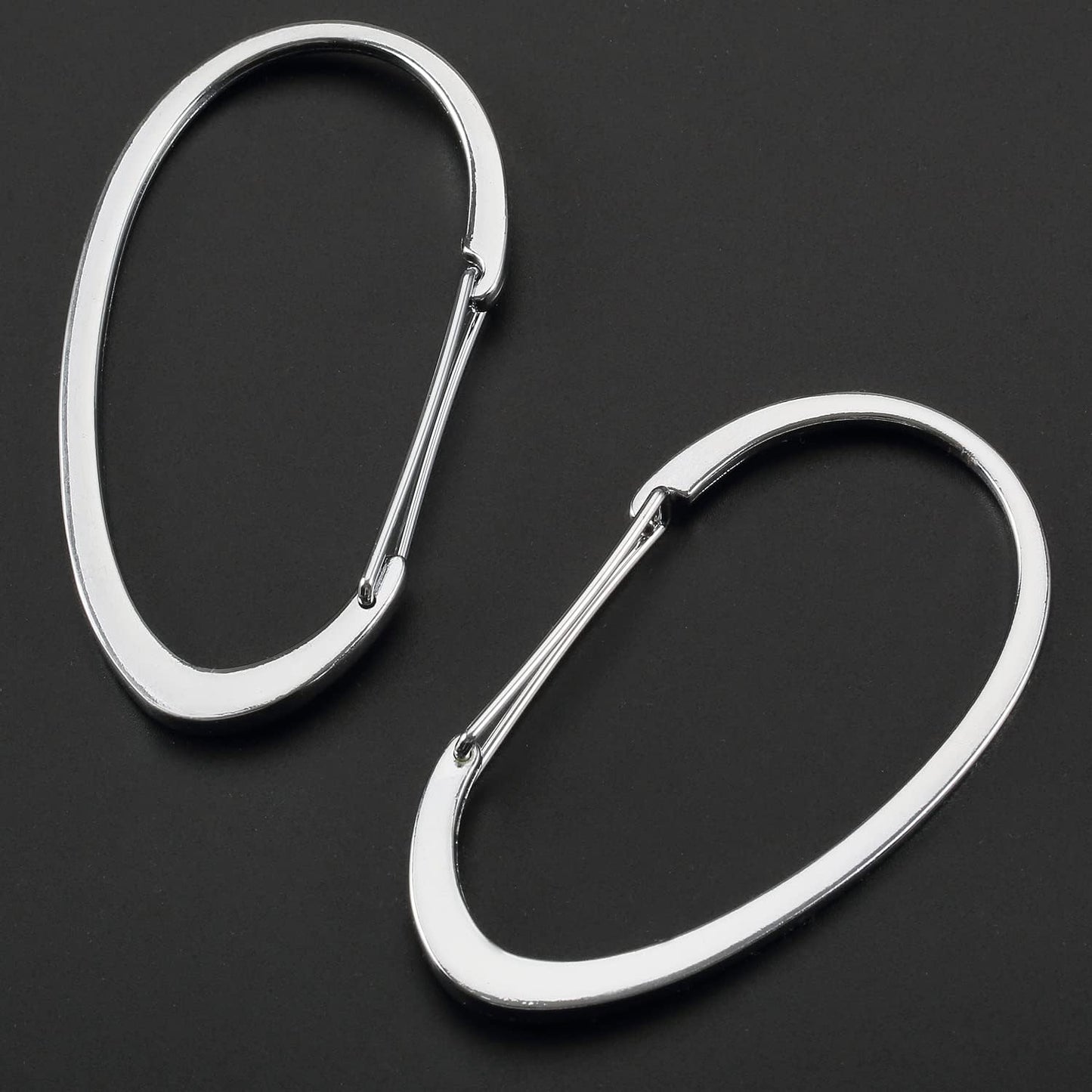 Silver Shower Curtain Rings, Rtproof Shower Curtain Hooks for Bathroom,  Chrome Decorative Shower Hooks Rings for Shower Curtain Rod Hangers, Set of 12