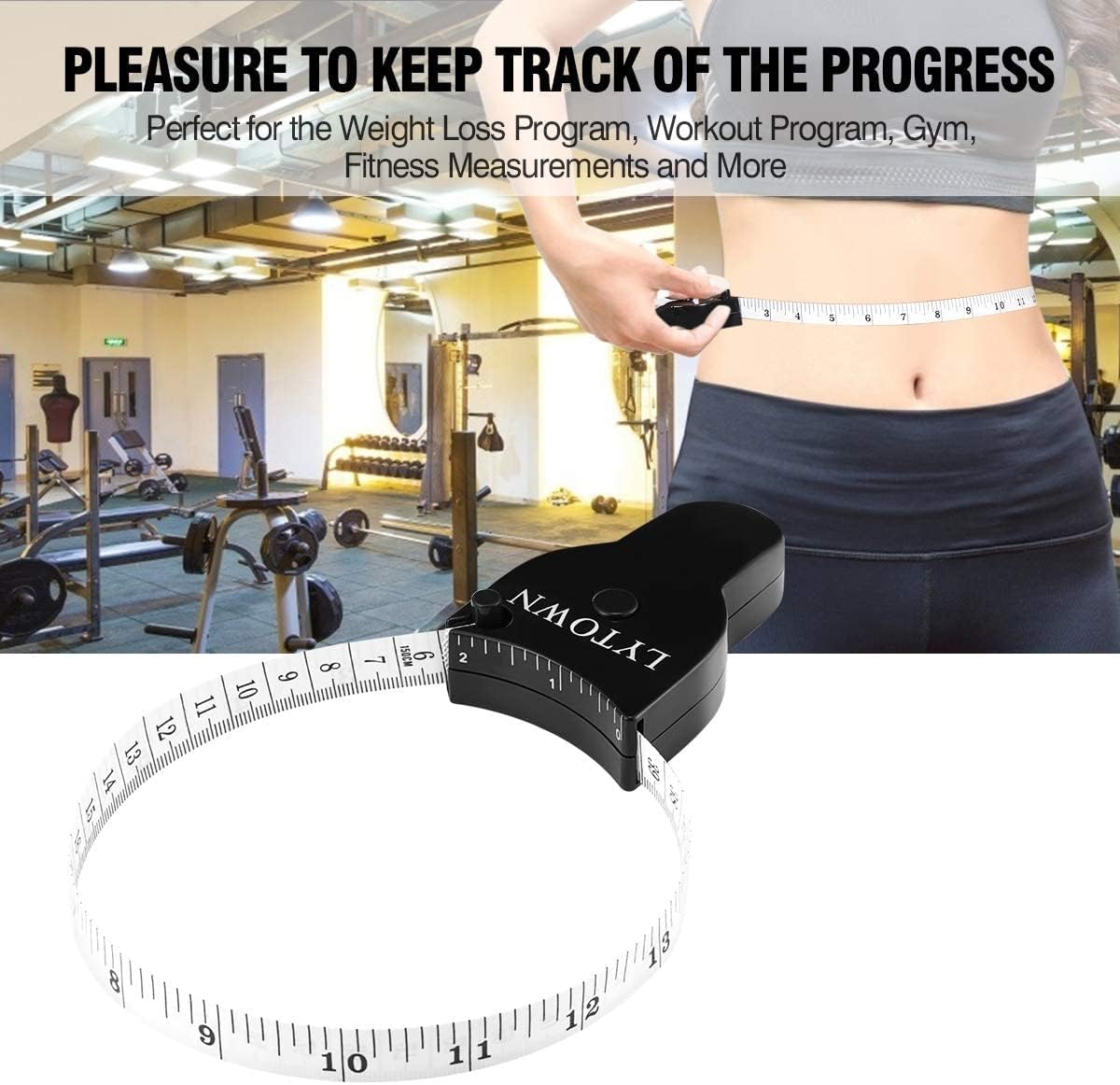 Automatic Telescopic Tape Measure(60in/150cm), Measuring Tape for Body,Self-Tightening Body Measuring Tape,Retractable Tape Measure for Fitness, Weight Loss, Tailor, Sewing, Handcrafts (4 PCS)