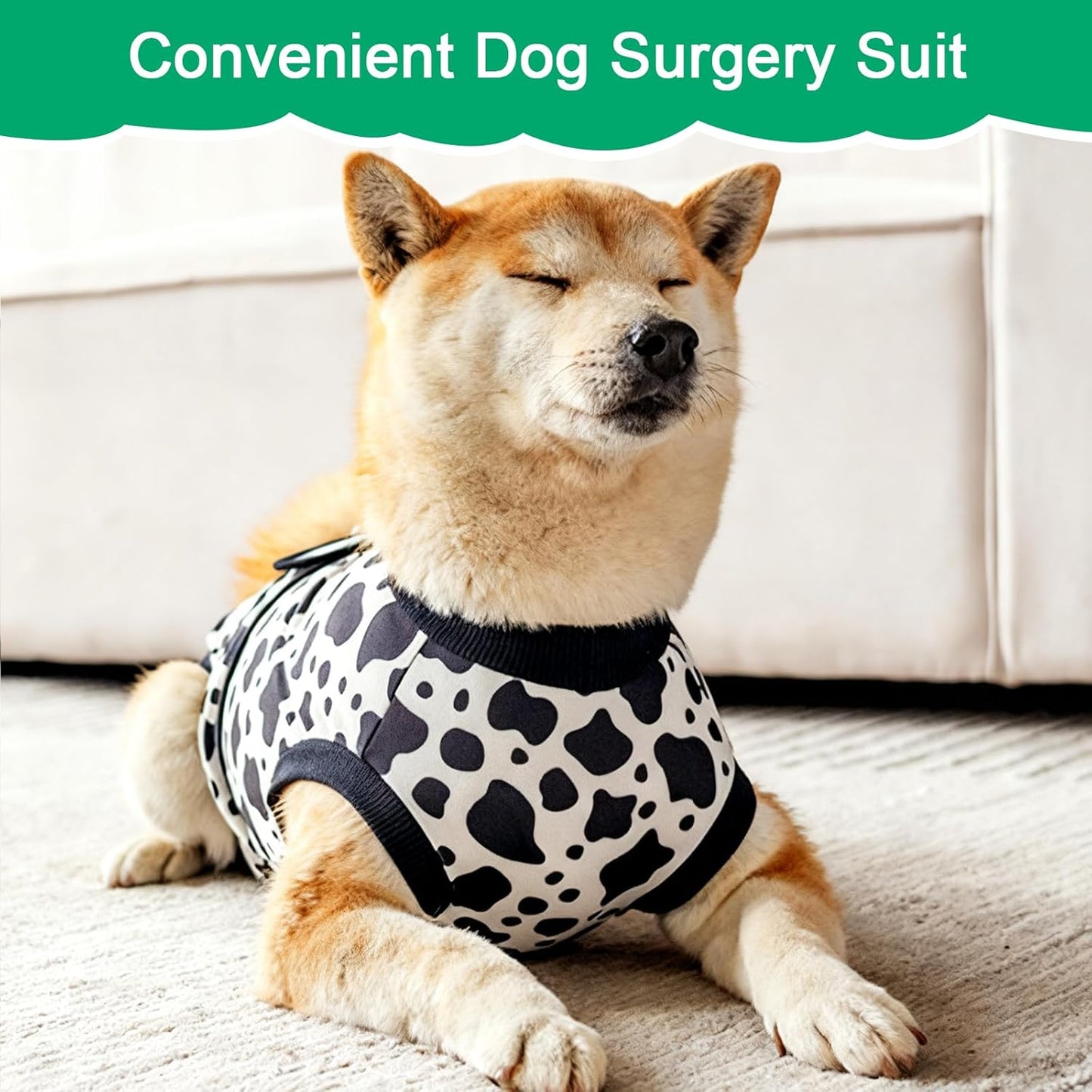 Recovery Suit for Dogs After Surgery, Dog Surgery Suit Onesie Female Spay for Small Medium Dogs, Breathable Dog Recovery Suit Body Suits for Anti Licking Abdominal Wounds Cone Alternative