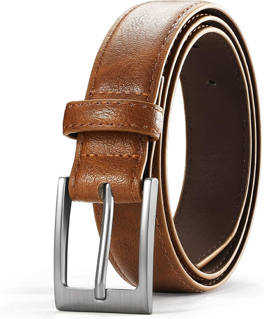 Boys Leather Belt Kids Dress Belt Jeans Formal and Casual Pants School Uniform Belts