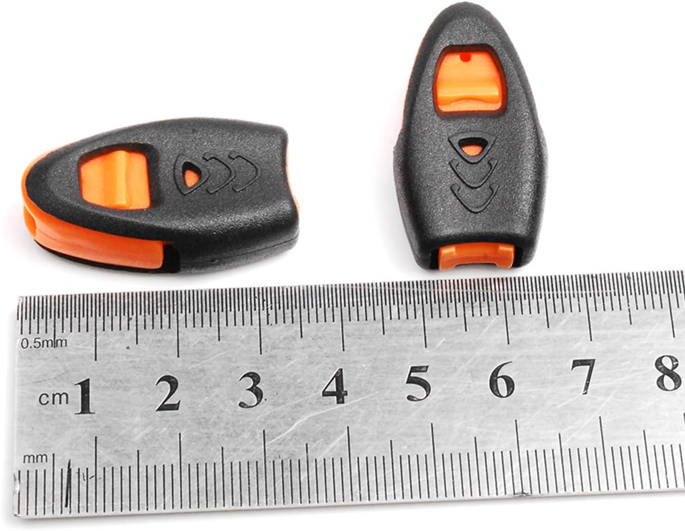 CooBigo 20 Pack Emergency Survival Whistles Zipper Pulls Whistle for Outdoor Climbing Hiking Camping Fishing Boat Kayak Life Vest Jacket Boating Water Survival Rescue Signaling