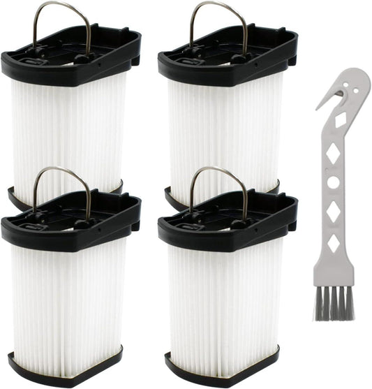 Replacement Vacuum Filters Compatible with Shark WANDVAC Cordless Hand Vacuum WV401 WV410CO WV401BL WV401PK WV403BR WV410PR WV410BL WV410GN WV410TL - Fabric Filters Compare to Part XFFWV400-4 Pack