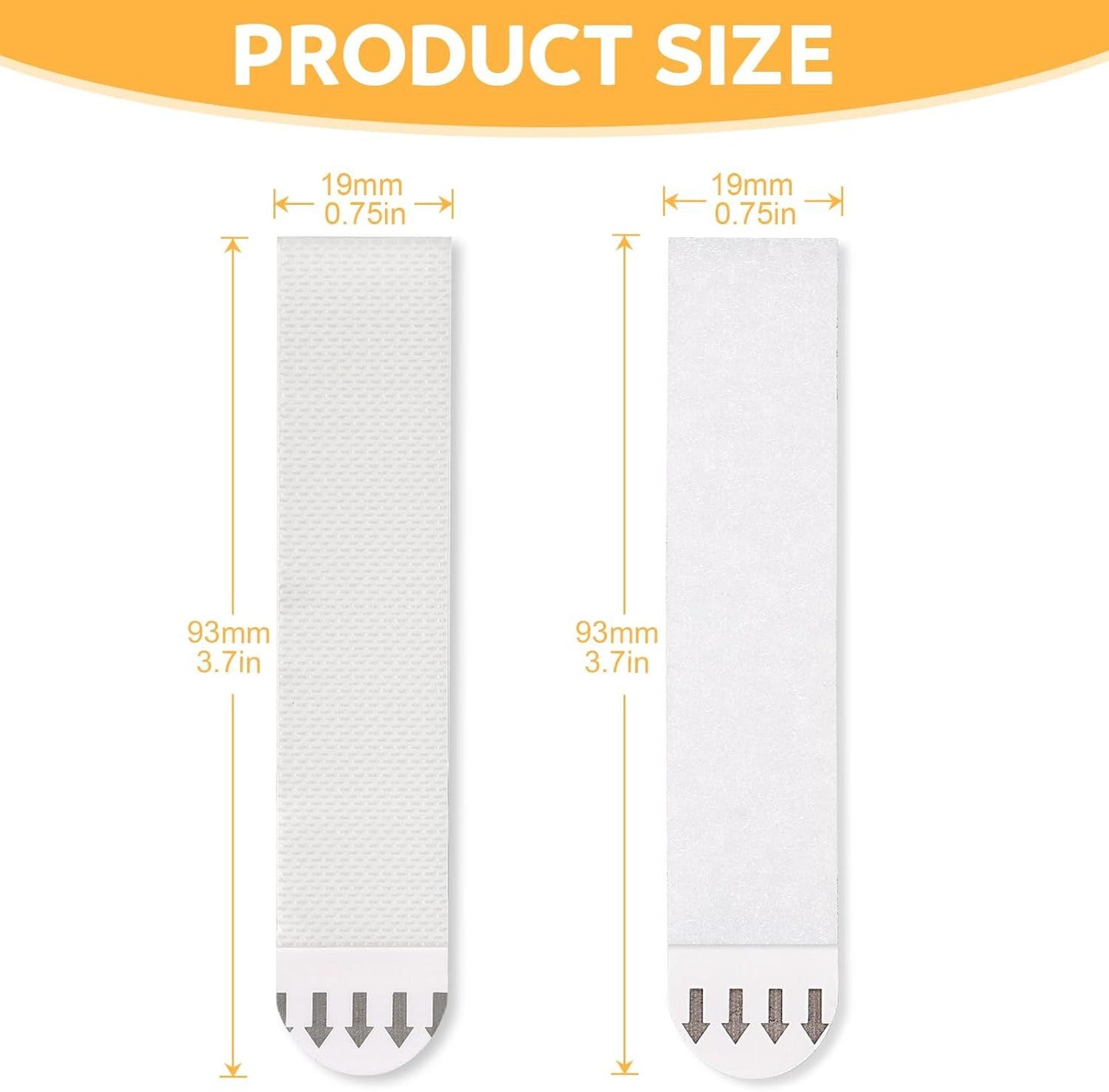 Large Picture Hanging Strips Heavy Duty,20-Pairs(40 Strips) Sticky Picture Hangers for Walls Hanging Without Nail,Damage Free No Nails Refill Adhesive Poster Frame Mounting,White