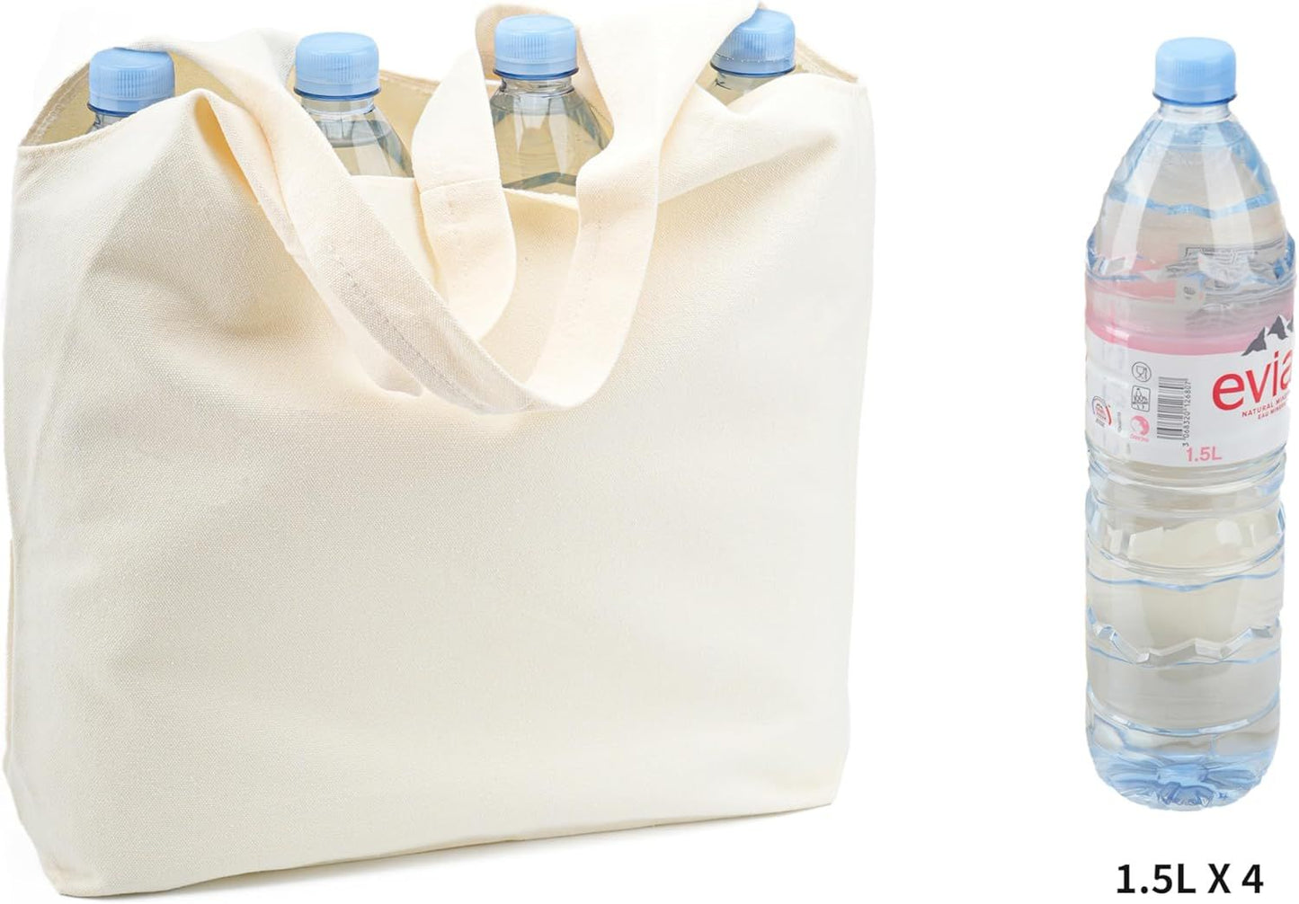 Cotton Canvas Tote Bag,Shopping Bags,DIY Gift Bags,Cloth Bag,Solid Color Bag