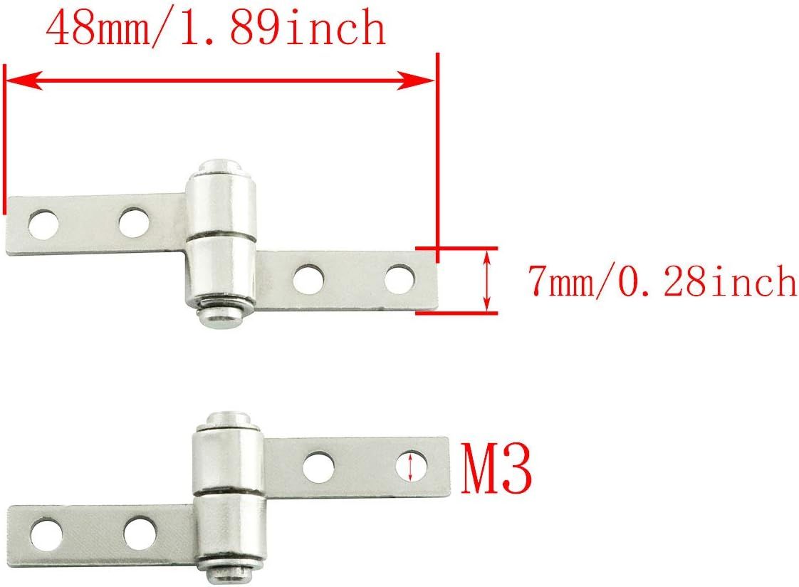 Torque Friction Type Positioning Hinges 360 Degree Torque Hinges with Mounting Screws