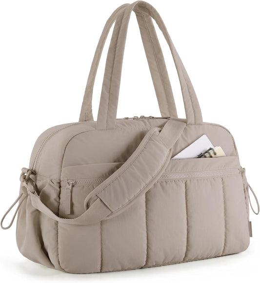 Gym Bag for Women, Duffle Bag for Travel with Wet Pocket, Lightweight Carry on Weekender Duffel, Water Resistant