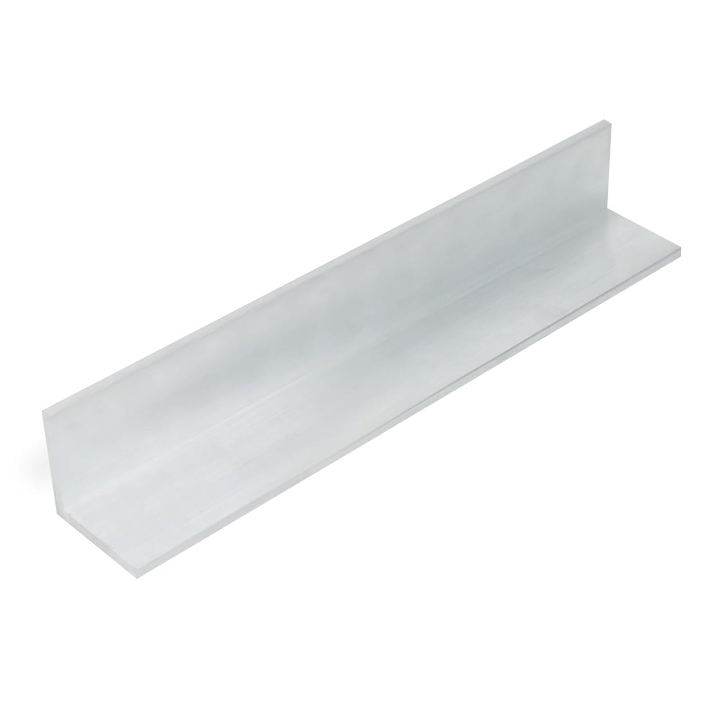 Xadnitu 1 Piece 2" x 2" x 1/4" Aluminum Angle 6061, Angled Aluminum Extrusion for DIY, Home Improvement and Construction, 48" Length