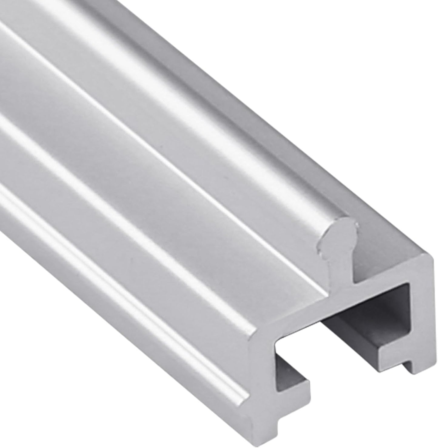 Xadnitu 96" in 2 Sections of 48" Aluminum Sliding Screen Door Track, Sliding Door Bottom Track for Screen Doors Guide or Replacement
