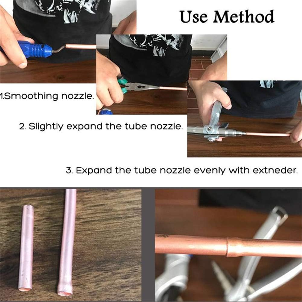 Copper Pipe Tube Expander Tool manual Swaging hand tool Refrigeration Tube Expanding Tool kit 1/4” to 7/8”