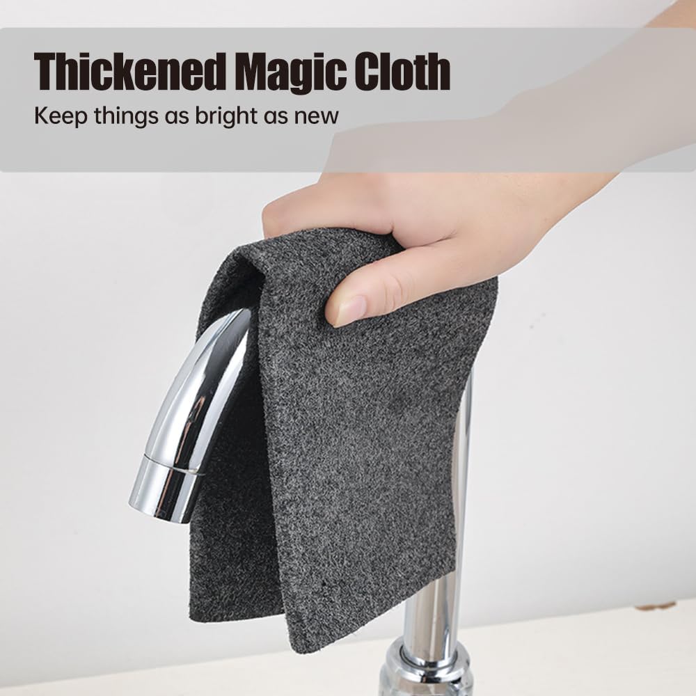 Thickened Magic Cleaning Cloth, Reusable Microfiber Cleaning Cloth, Streak Free for Glass, Cars, Windows, Mirrors, and Home Use (15pcs)
