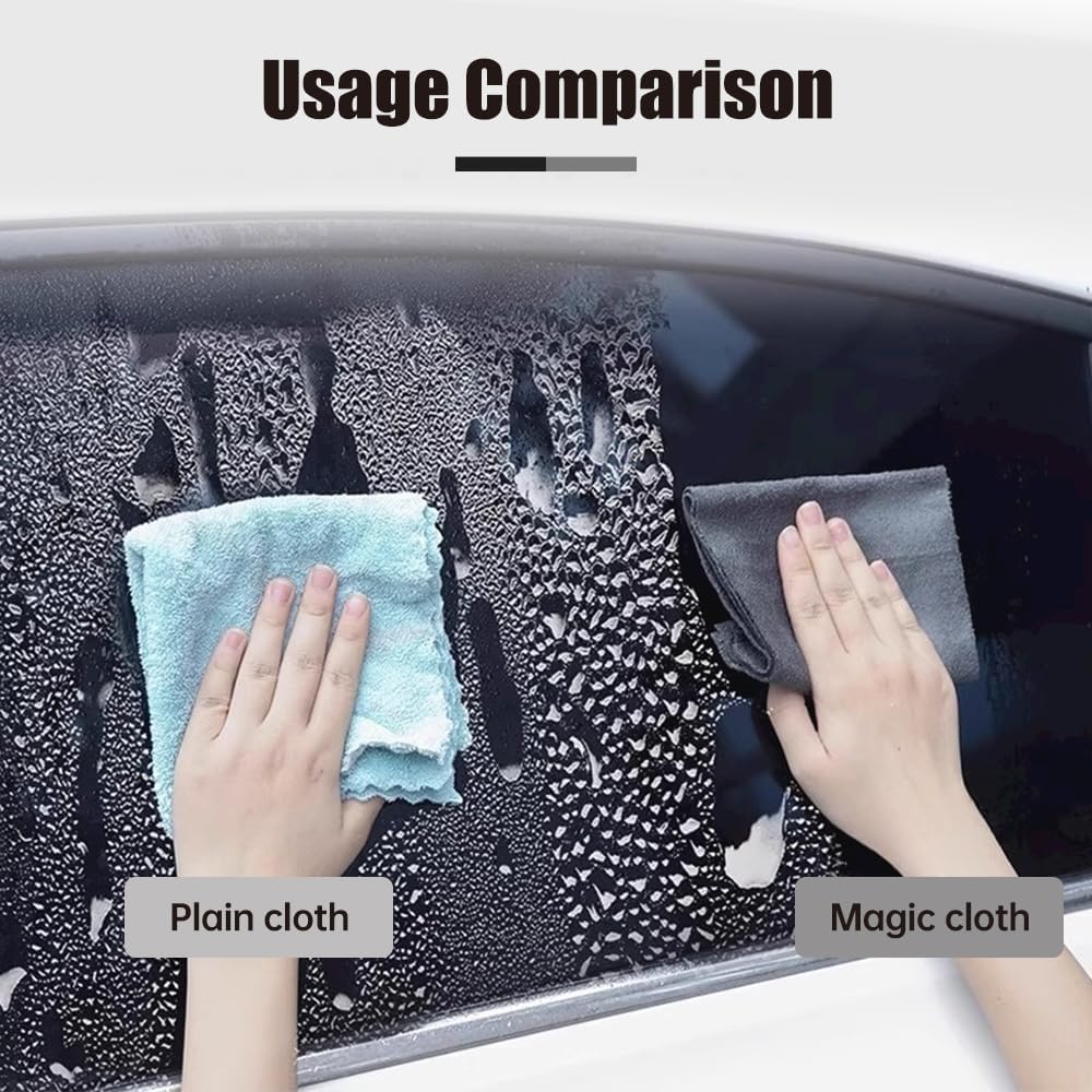 Thickened Magic Cleaning Cloth, Reusable Microfiber Cleaning Cloth, Streak Free for Glass, Cars, Windows, Mirrors, and Home Use (15pcs)