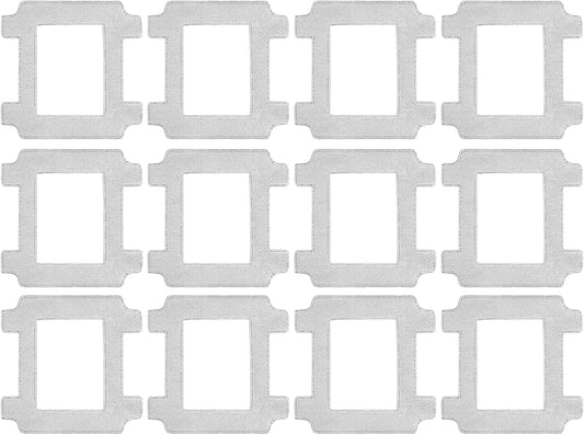 Winbot W2 Pro Replacement Mop Pads - 12 Pcs Washable & Reable Cleaning Cloths Compatible with Ecovacs Winbot W2 Omni, W1 Pro, W2 Pro Window Vacuum Cleaner Robot