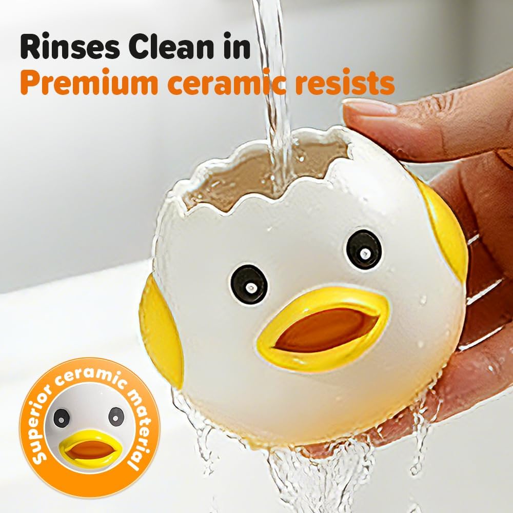 Cartoon Egg White Separator, Practical and Simple Ceramic Egg Separator, Suitable for Kitchen Baking Small Tools (1 pcs)
