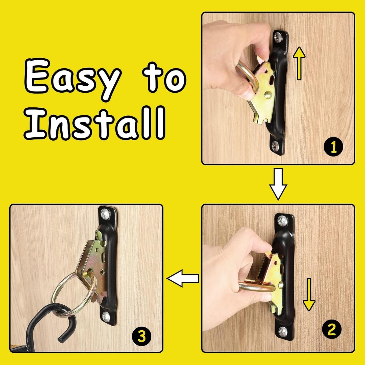 E-Track Wood Beam End Socket Accessories(10pcs) and E-Track O Ring Tie-Down Anchors(20pcs)