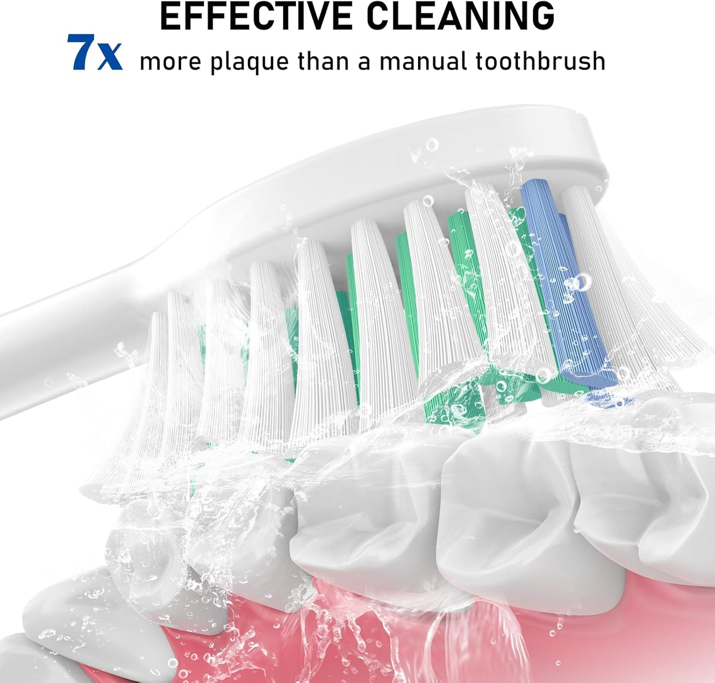 Toothbrh Heads & Dish Brh Refills 4 Pack OXO Dish Scrubber Philips Sonicare Soft Dupont Bristles Replacement Toothbrh Heads for Oral Care