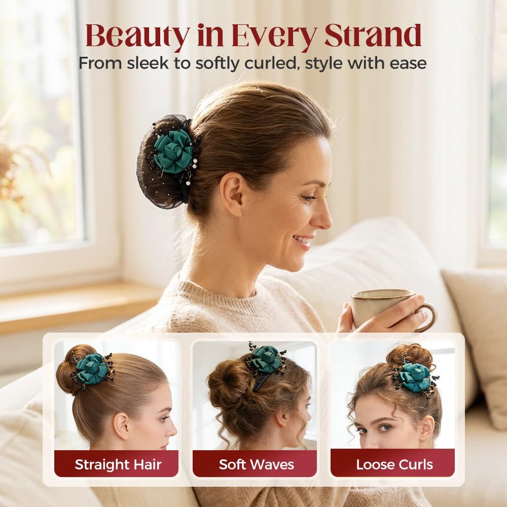 Bun Maker, 2026 New Lazy Hair Rollers, French Hairstyle Twister, Hair Accessories for Women Thick Long Hair (5)