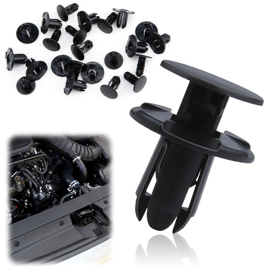 20 PCS Fender Liner Push-Type Retainer Clip Fastener, Bumper Engine Under Cover Clip, Car Retainer Clips, Compatible with Hyundai Kia Accent, Azera, Equus, Elantra, Genesis, Replaces GM: 86595-2T500