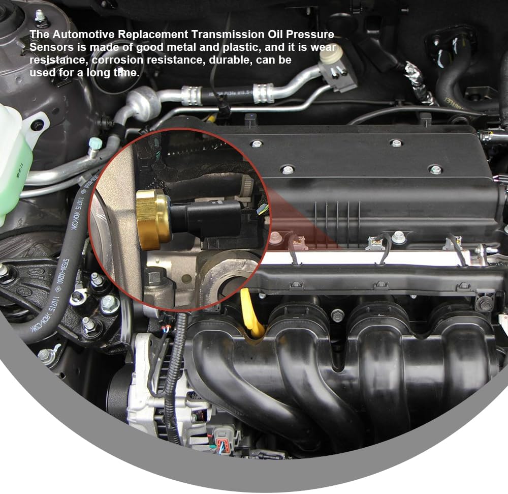 Engine Oil Pressure Sensor Switch, Oil Sending Unit, Engine Oil Pressure Sensor Sender Switch Compatible with Dodge, Jeep, Chrysler, Ram, Replace 5149064AA, 5149062AA, 56028807AB