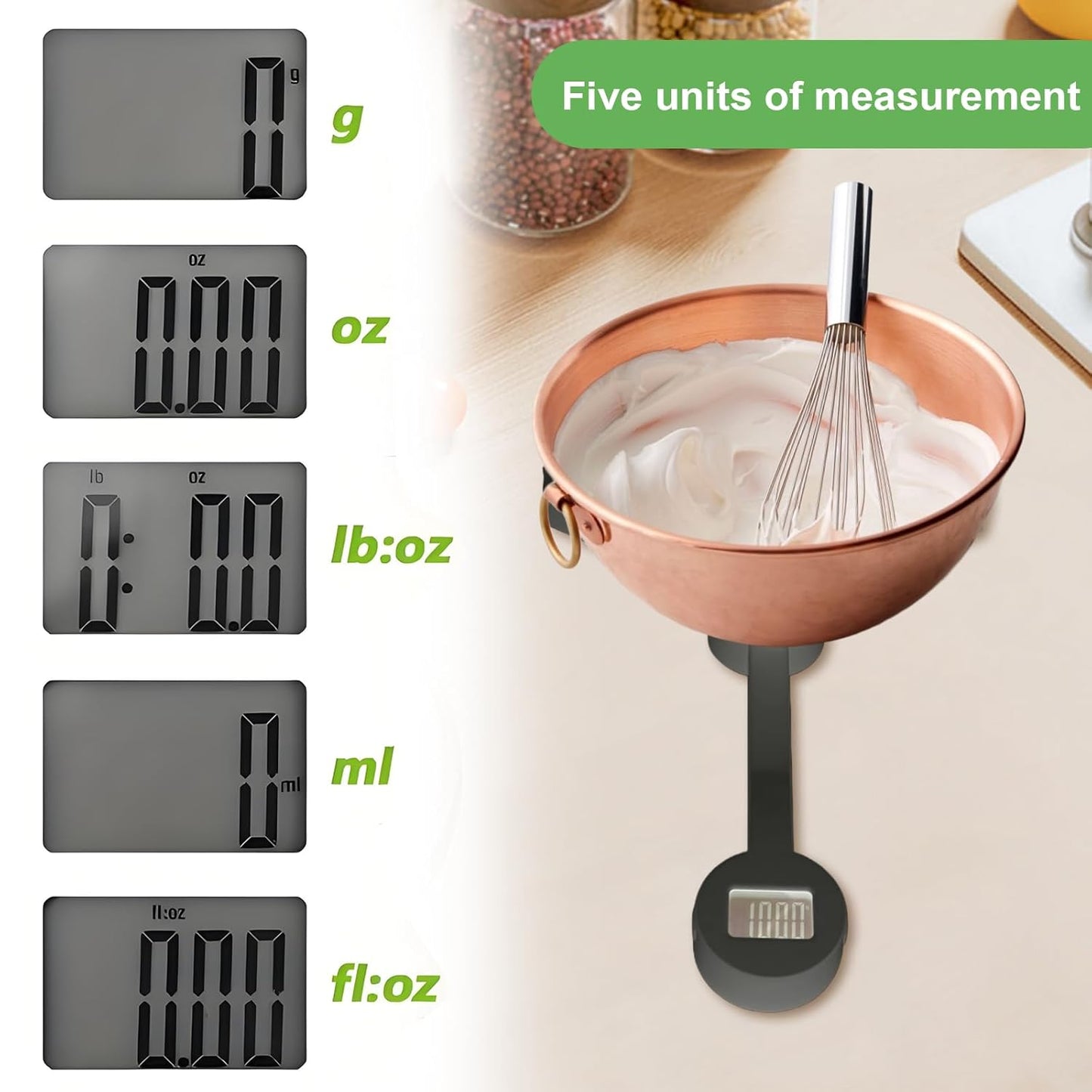 Folding Food Scale, Digital Kitchen Scale, Portable Food Scale Travel Scale for Food, Collapsible Mini Pocket Scale Grams and Ounces, Ideal for Diet Calorie Control Compact Kitchen (Black)