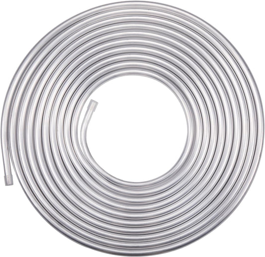 3/8" OD Aluminum Hard Fuel Line Hardline Tube Tubing Coil 25 Feet Roll