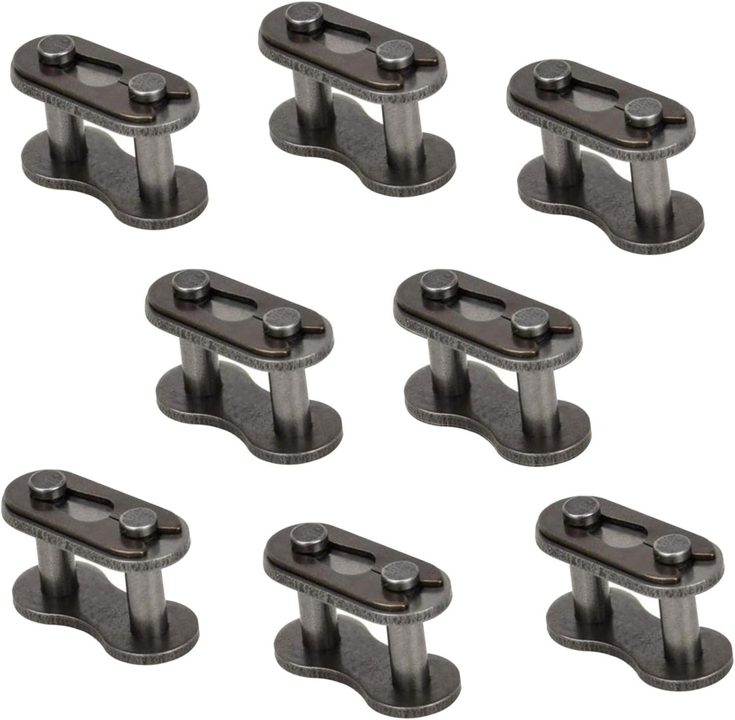 #420 Chain Master Link Carbon Steel Heavy Duty for 50cc 70cc 90cc 110cc 125cc Dirt Bike Quad Buggy Mini Bike Pit ATV Scooter 8pcs